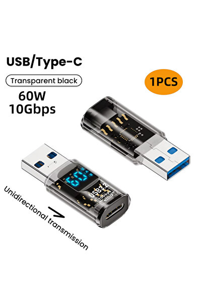 Choice محول USB ذكر إلى C مع شاشة رقمية NNBILI USB 3.2، محول USB ذكر إلى USB ...