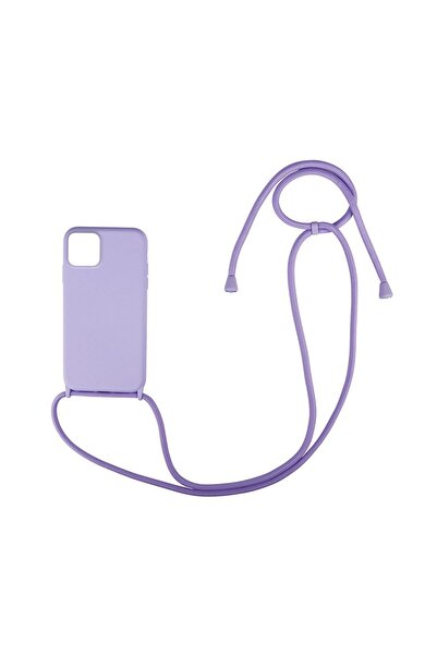 Sonique Θήκη Σιλικόνης με Κορδόνι CarryHang Apple iPhone 11 Pro Max Λιλά