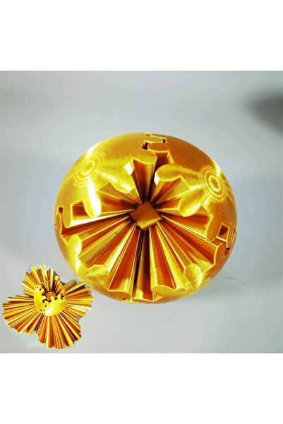 Choice3 1PCS Gold 3D Printed Gear Ball Spin Ball Decompression Gear Ball Fing...