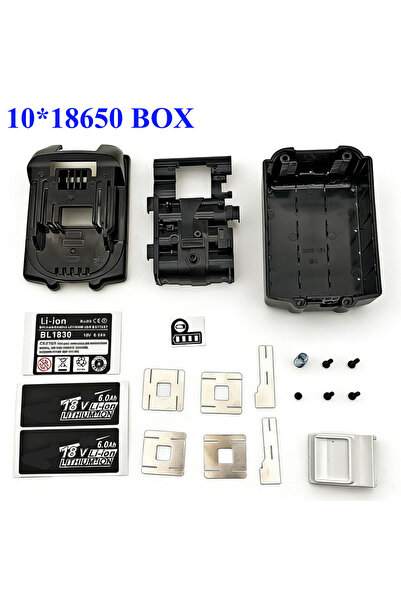 Choice black For MAKITA 18V Li-ion Battery Case Box BL1830 6.0Ah LED Lithium ...