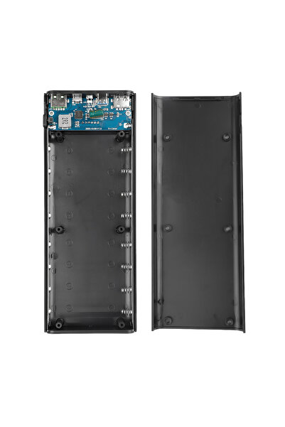 Choice3 8x18650 Black 25W Battery Charge Storage Box Dual USB Micro Type C 18...