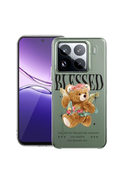 bestcase Διαφανής Λεπτή Θήκη Σιλικόνης Συμβατή με Xiaomi 15 Pro, Τέντι Μπερ Μ...