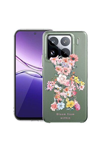 bestcase Husa Clear Slim Silicon Compatibila cu Xiaomi 15, Teddy Bear Bloom F...