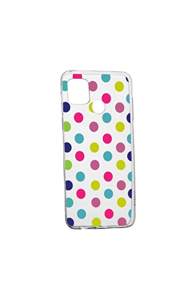 bestcase Husa Silicon Compatibila Cu Realme C25Y, Dots Color, rezistenta la u...