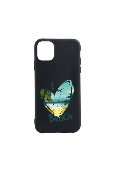 bestcase Silicone Case Compatible with Xiaomi Mi 11 Lite 5G / 4G, I Love Beac...
