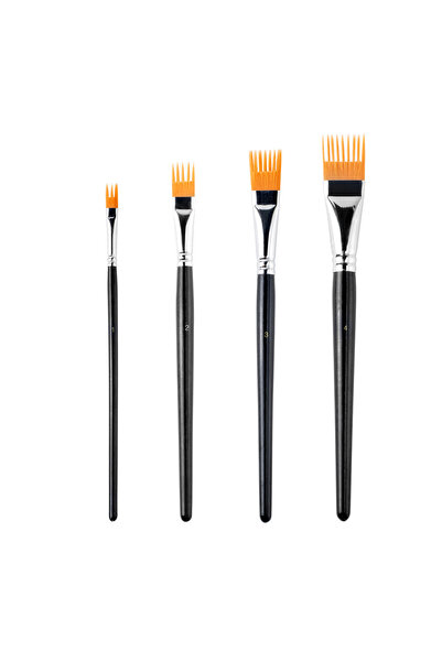 Choice 4pcs Professional 4-Pack Paintbrush Set for Watercolor Oil Digital Pai...