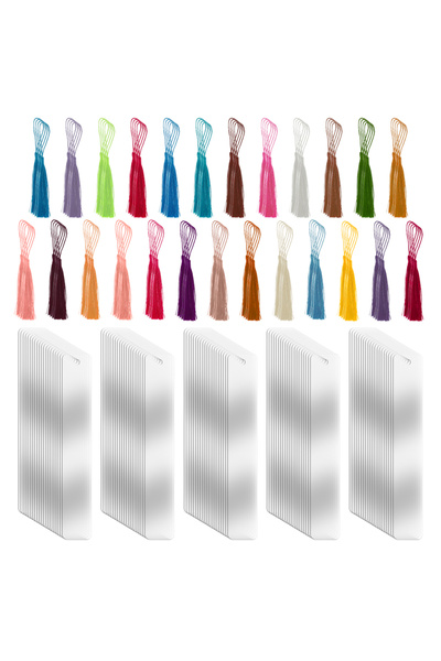 Choice 200PCS 200Pcs Clear Acrylic Bookmarks Waterproof Bookmarks Corrosion R...