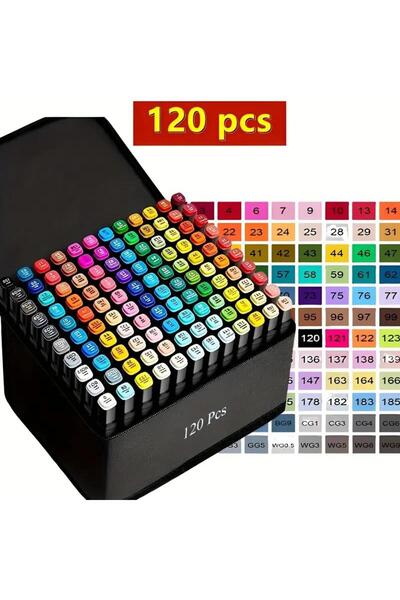 Choice4 120 colors 24/36/48/60/80/120/168 Colors Double Tip Permanent Art Mar...