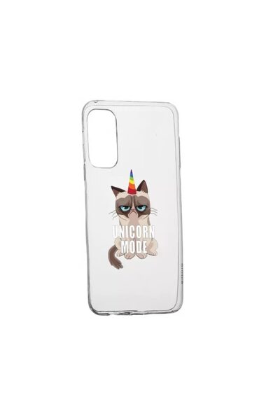 bestcase Husa Silicon Compatibila Cu Samsung Galaxy S21 Grumpy Unicorn Mode r...