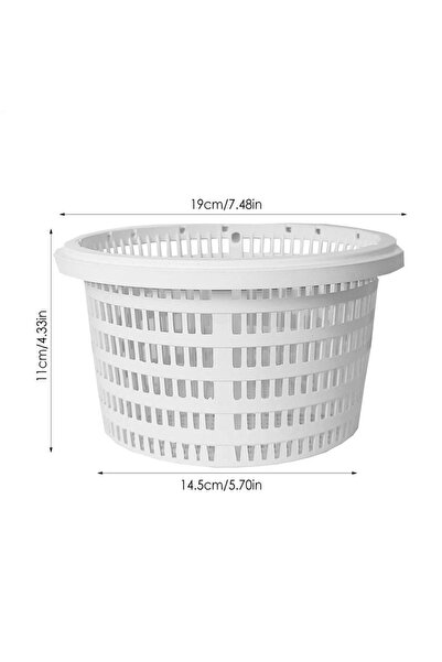 Choice White 19cm Swimming Pool Skimmer Basket Aboveground Pool Filter Basket...