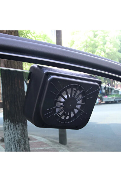 Choice Black 1 Solar Solar Powered Car Exhaust Fan Car Window Fan Cooling Rad...