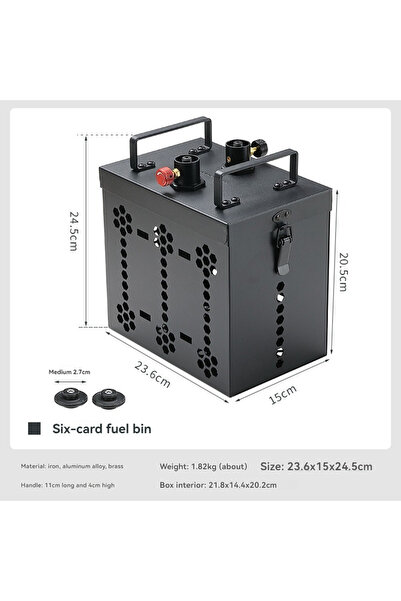 Choice BKZ63 CAMPINGMOON BKZ63 Six Supply Two Fuel Storage Camping Stove Cook...