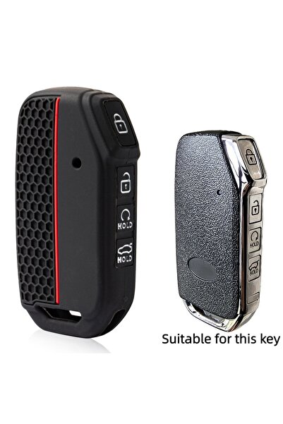 Choice 4 Buttons 2026 New Silicone Car Remote Key Case Cover For KIA KN Sport...