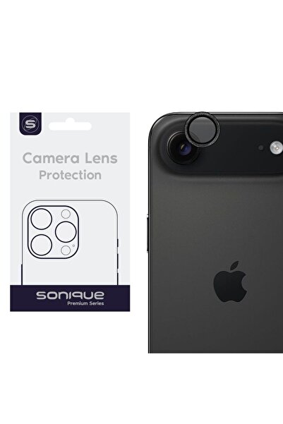 Sonique Προστασία Κάμερας Γκλίτερ Φακού Pro Apple iPhone 17 Air Μαύρο