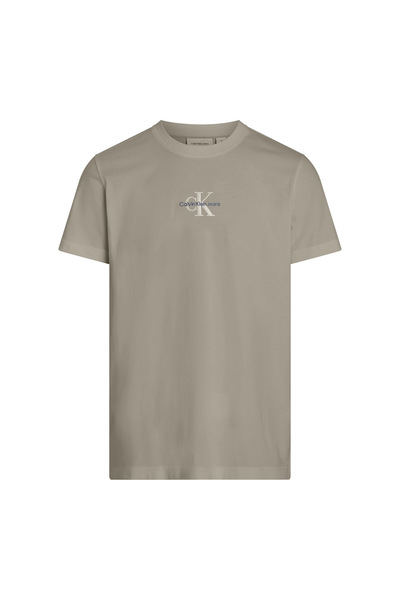 Calvin Klein Tricou bărbătesc cu mânecă scurtă și monogramă, mărimea M