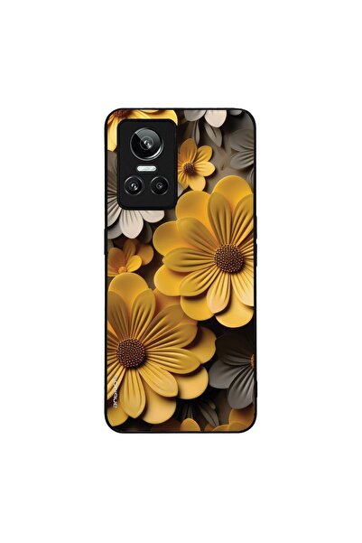 Sonique Θήκη 3D Flower Series για Realme GT Neo 3 5G Κίτρινο
