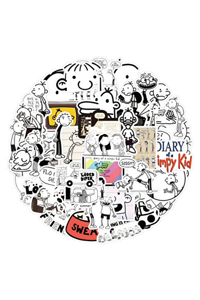 Choice 50pcs 50PCS Diary of a Wimpy Kid Graffiti Sticker Decoration Laptop Ph...