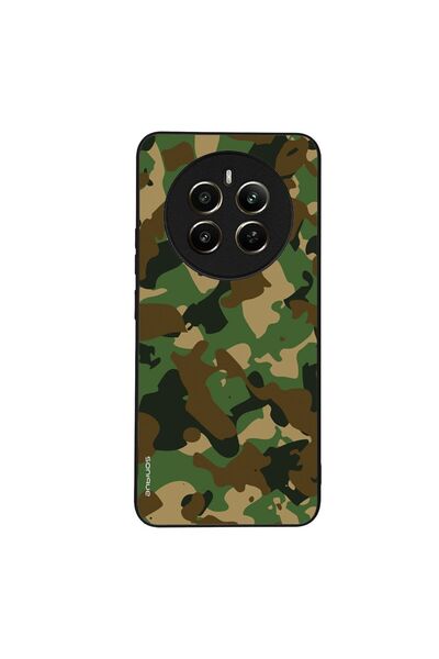 Sonique Θήκη Camouflage Army Series για Realme 12 Plus 5G Πράσινο