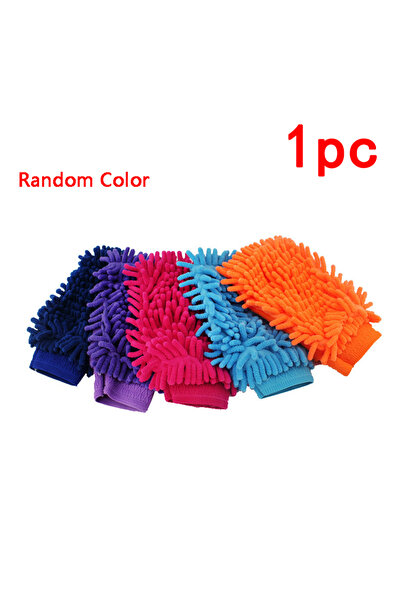Choice 1pc Waterproof Car Wash Microfiber Chenille Gloves Thick Car Cleaning ...