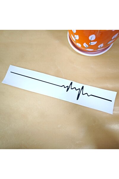 Choice5 Black 1PC Heartbeat Trackpad Motorcycle Stickers Waterproof DIY Fuel ...