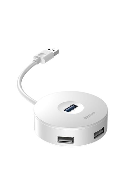 Baseus adapter HUB USB 3.0 to 4xUSB Λευκό