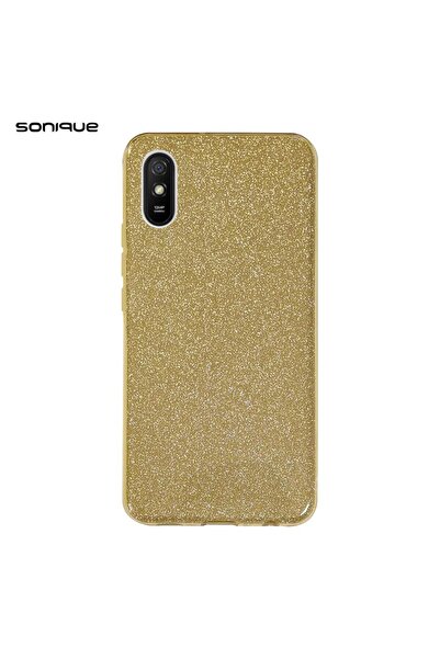 Sonique Θήκη Σιλικόνης Shiny Xiaomi Redmi 9A / Redmi 9AT Χρυσό