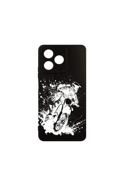bestcase Калъф за Xiaomi Redmi 13, Тънък силиконов, Мотокрос, Защита на камер...