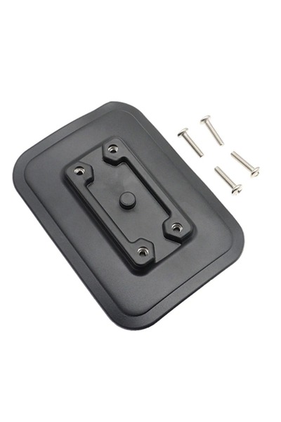 Choice WHITE PVC Inflatable Boat Fishing Rod Holder Black Glue-On Pad Fishing...