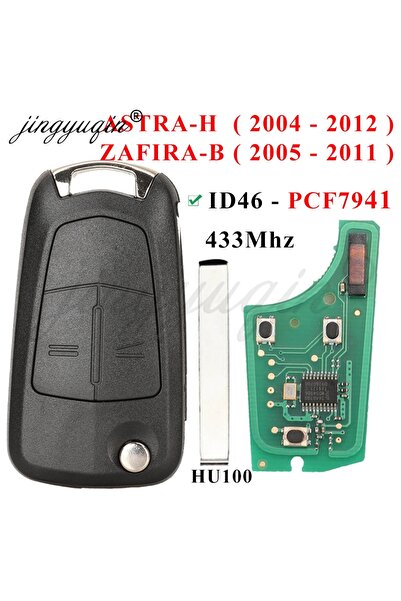 Choice1 2BTN PCF7941 Valeo jingyuqin Flip Remote Car Key 433Mhz For Opel/Vaux...