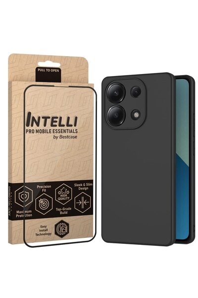 bestcase Intelli¬Æ Set Husa si Folie Full Face pentru Xiaomi Redmi Note 13 Pr...