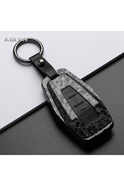 Choice3 غطاء مفتاح السيارة من ألياف الكربون ABS طراز F-Carbon Set 1 لسيارات ج...