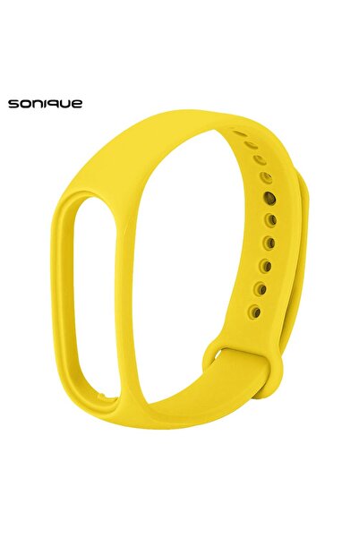 Sonique Λουράκι Σιλικόνης Color για Xiaomi Mi Band 7 Κίτρινο