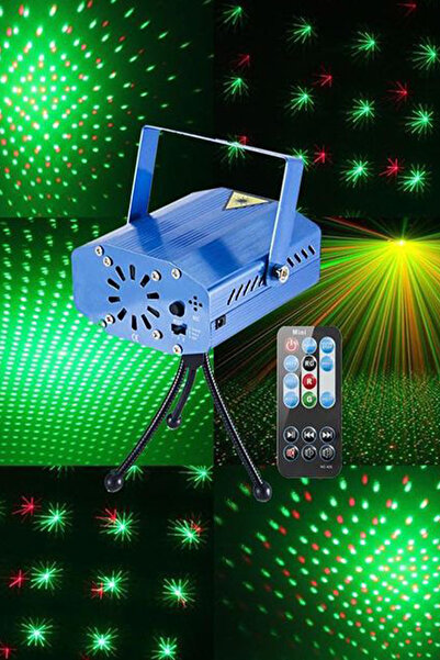 CİYU TİCARET Lazer Sahne Işığı Müzik Senkronlu DJ Parti Lazer Efektli Ayaklı ...