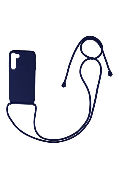 Sonique Θήκη Σιλικόνης με Κορδόνι CarryHang Samsung Galaxy S23 Plus Μπλε Σκούρο