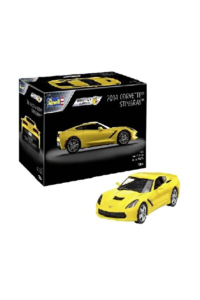 REVELL طقم تجميع نموذج سيارة كورفيت ستينغراي 2014 بمقياس 1:25