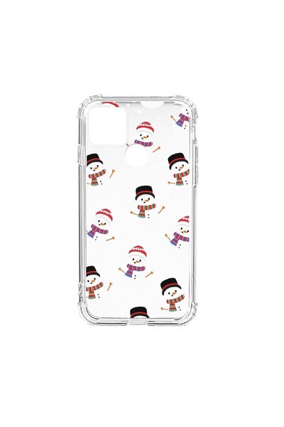 bestcase Husa Anti Shock Silicon Compatibila Cu Xiaomi Redmi 9C, Snowmens, Mi...