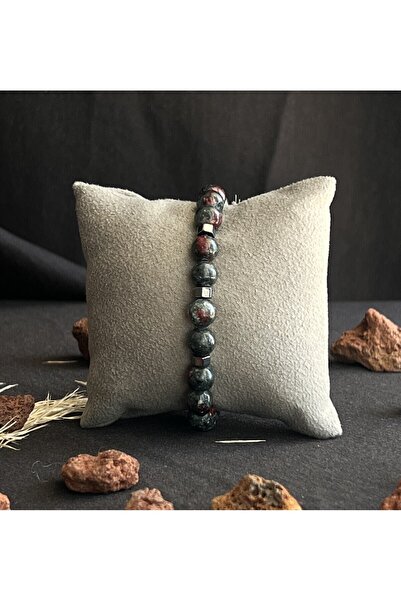 LADIN DOGALTAŞ Blood Stone Natural Stone Bracelet