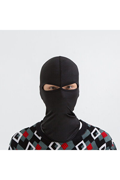 Choice5 غطاء وجه كامل أسود للدراجات والتزلج، وشاح تدفئة للرقبة والرأس، قبعة ت...