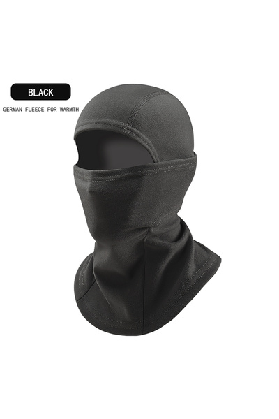 Choice Black winter cycling balaclava warm headgear, fleece windproof face ma...