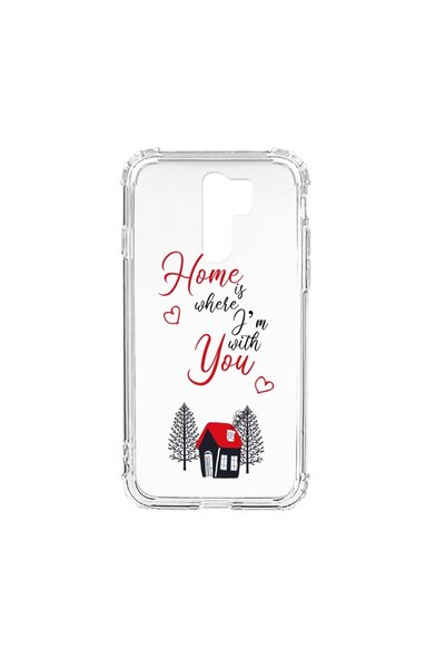 bestcase Husa Anti Shock Silicon Compatibila Cu Xiaomi Redmi 9, Home Is Where...