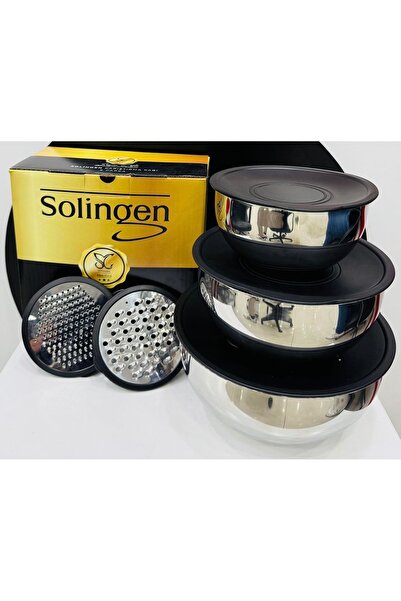 Hediye Köşkü Solingen Rendeli 3lü Saklama Kabı