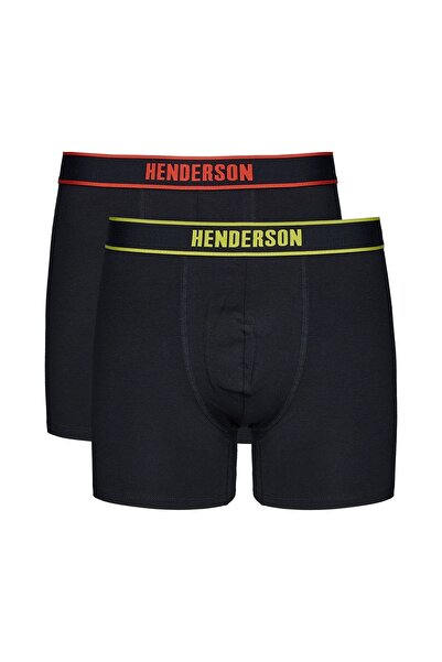 Henderson Men's Classic Boxer Shorts 2-Pack with Longer Leg Basic Underwear W...