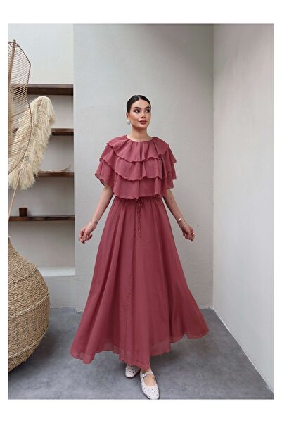 ESRAHELVACI Flounced Blouse Skirt Set