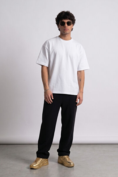 gothamvibes Boxy Star Beyaz Premium T-Shirt