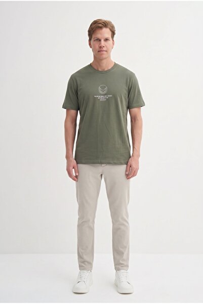 Cazador Tricou bărbătesc 44615 KHAKI