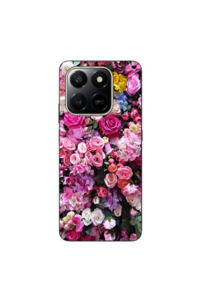 OEM Husa compatibila cu Honor 400 Smart Silicon Gel Tpu Model Trandafiri Roz
