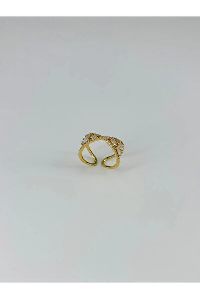 Twin Store Adjustable Zircon Stone Brass Bijouterie Ring - Yz0190-1