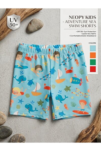 NEOPY Children's Swim Shorts Upf 50 Uv Protection