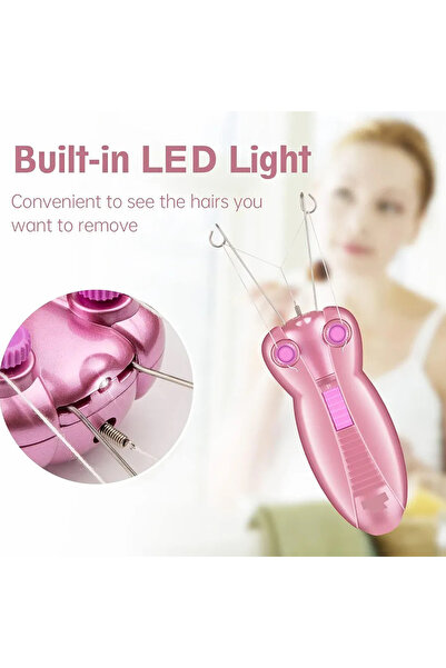 Primo Plus Cotton Thread Hair Remover | Integrated LED Light | Traditional Fa...