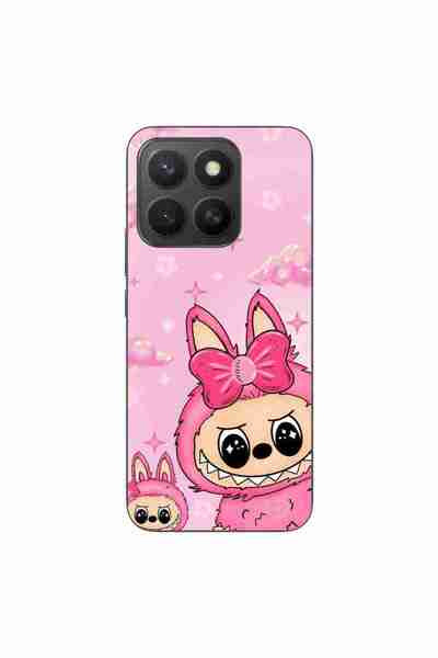 OEM Husa compatibila cu Honor X8c Silicon Gel Tpu Model Labubu Pink Fantasy